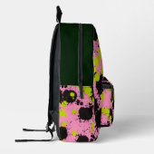 Abstraktes Paint Spritzer Muster Bedruckter Rucksack (Links)