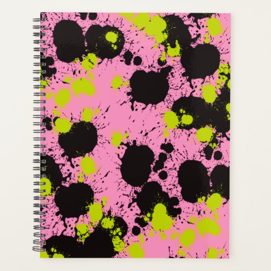 Abstraktes Paint Spritzer Muster Planer (Vorderseite)