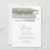 Abstraktes Paint Strokes Wedding Menu ID886 (Vorderseite)