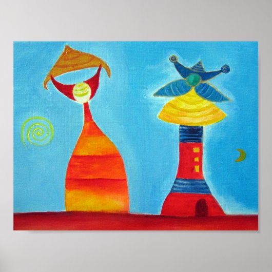 Abstraktes Painting Value Poster Paper (Matte) (Vorne)