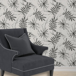 Abstraktes Palm Leaf Muster Tapete