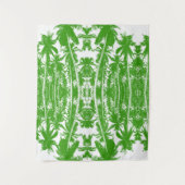 Abstraktes Palmbaumdesign Wandteppich (Vorderseite)