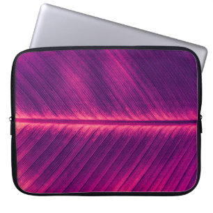 Abstraktes Palmblätterblatt: Toned Vein Laptopschutzhülle