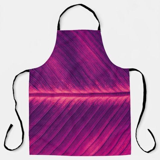 Abstraktes Palmblätterblatt: Toned Vein Schürze (Vorderseite)