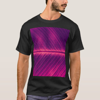 Abstraktes Palmblätterblatt: Toned Vein T-Shirt