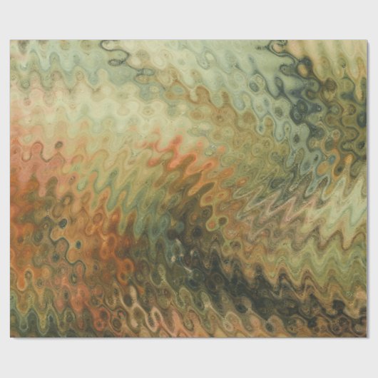 Abstraktes Papier für Herbst Geschenkpapier (Flach)