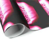 abstraktes Papier in Rosa und Schwarz Geschenkpapier (Rolleneckpunkt)