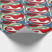 Abstraktes Papier zum Umschlag von "Inside Out" Geschenkpapier (Ecke)