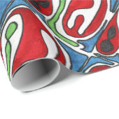 Abstraktes Papier zum Umschlag von "Inside Out" Geschenkpapier (Rolleneckpunkt)