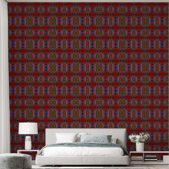ABSTRAKTES PAPIERDEKOR TAPETE (Schlafzimmer)