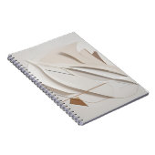 Abstraktes Papierformular Notizblock (Rechte Seite)