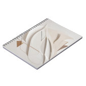 Abstraktes Papierformular Notizblock (Linke Seite)