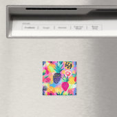 Abstraktes Paradies für tropische Früchte Magnet (In Situ (Geschirrspüler))