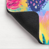 Abstraktes Paradies für tropische Früchte Mousepad (Ecke)