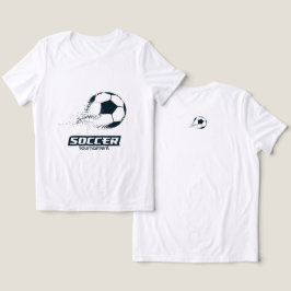 Abstraktes Partikel-Fußball-Turnier-Design Tri-Blend Shirt