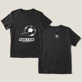 Abstraktes Partikel-Fußball-Turnier-Design Tri-Blend Shirt