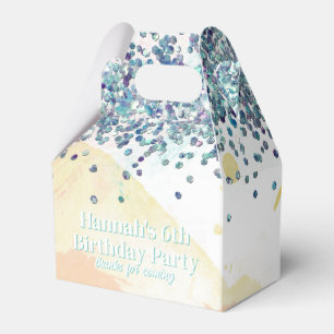 Abstraktes Party für Aquarellmalerei Geschenkschachtel