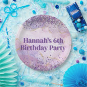 Abstraktes Party für Aquarellmalerei Pappteller (Party)