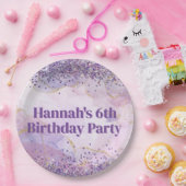 Abstraktes Party für Aquarellmalerei Pappteller (Party)