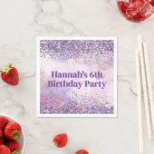 Abstraktes Party für Aquarellmalerei Serviette (Beispiel)