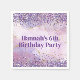 Abstraktes Party für Aquarellmalerei Serviette