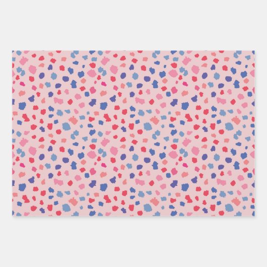 Abstraktes Party Geschenkpapier Set (Vorderseite 3)