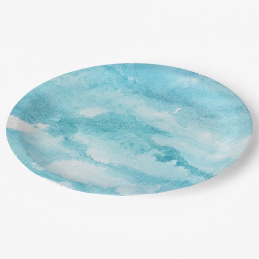 Abstraktes Party-Papierplatte Pappteller (Schrägansicht)