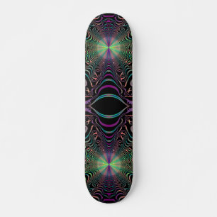Abstraktes Pastell Fraktal-Webskateboard Skateboard