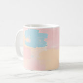 Abstraktes Pastell Kaffeetasse (Vorderseite Links)