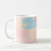 Abstraktes Pastell Kaffeetasse (Links)