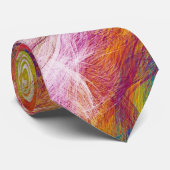 Abstraktes Pastellmuster Krawatte (Gerollt)