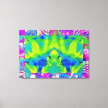 Abstraktes Patchwork Sonnenblumengarten Collage