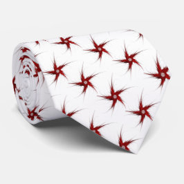 Abstraktes Patriotisches Fraktal Stars Necktie Krawatte