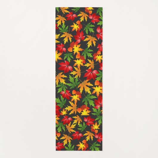 ABSTRAKTES PATTER FÜR FALL-AUTUMNMAPLE YOGAMATTE (Vorderseite)