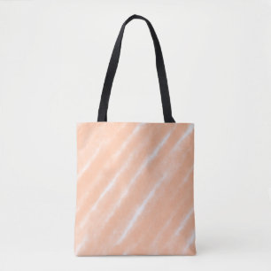 Abstraktes Peach Fuzz Wasserfarben Muster Modernes Tasche