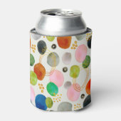 Abstraktes Pebble Gold Glitzer Art Dosenkühler (Kanne Vorderseite)