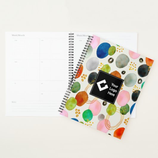 Abstraktes Pebble Gold Glitzer Art Planer (Anzeige)