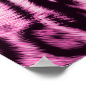 abstraktes Pelzhautmuster Poster (Ecke)