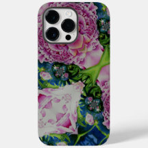 Abstraktes Peony Aquarell Boho Retro