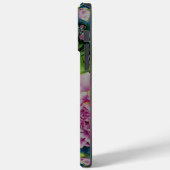 Abstraktes Peony Aquarell Boho Retro Case-Mate iPhone Hülle (Rückseite / Links)