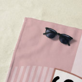 Abstraktes Personalisiertes Badetuch (Beispiel)