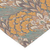 Abstraktes Pfau-Feder-Muster Kurzer Tischläufer (Ecke)