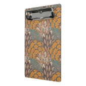 Abstraktes Pfau-Feder-Muster Mini Klemmbrett (Gewinkelt2)