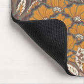 Abstraktes Pfau-Feder-Muster Mousepad (Ecke)