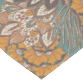 Abstraktes Pfau-Feder-Muster Tischdecke (Schrägansicht)