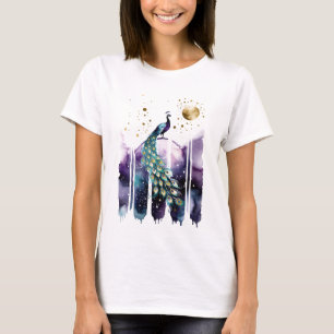 Abstraktes Pfau T-Shirt