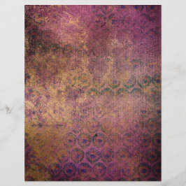 Abstraktes Pfauen Grunge-Handbuch