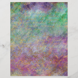 Abstraktes Pfauen Grunge-Handbuch