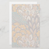 Abstraktes Pfauenfedermuster Briefpapier (Vorne/Hinten)