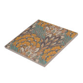 Abstraktes Pfauenfedermuster Fliese (Seite)